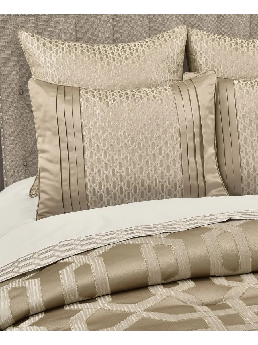 Комплект постельного белья Olympus с тиснением, 3 предмета, размер King/California King Royal Court — изображение 3 из 5