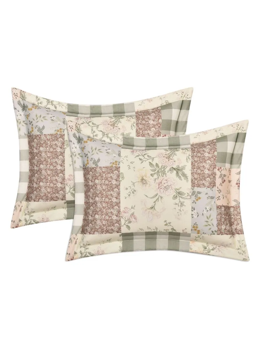 Комплект постельного белья Eloise Patchwork из 3 предметов, размер Full/Queen Piper & Wright — изображение 4 из 5, мульти