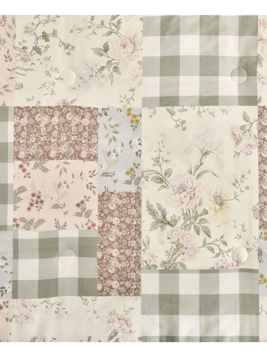 Комплект постельного белья Eloise Patchwork из 3 предметов, размер Full/Queen Piper & Wright — изображение 5 из 5, мульти