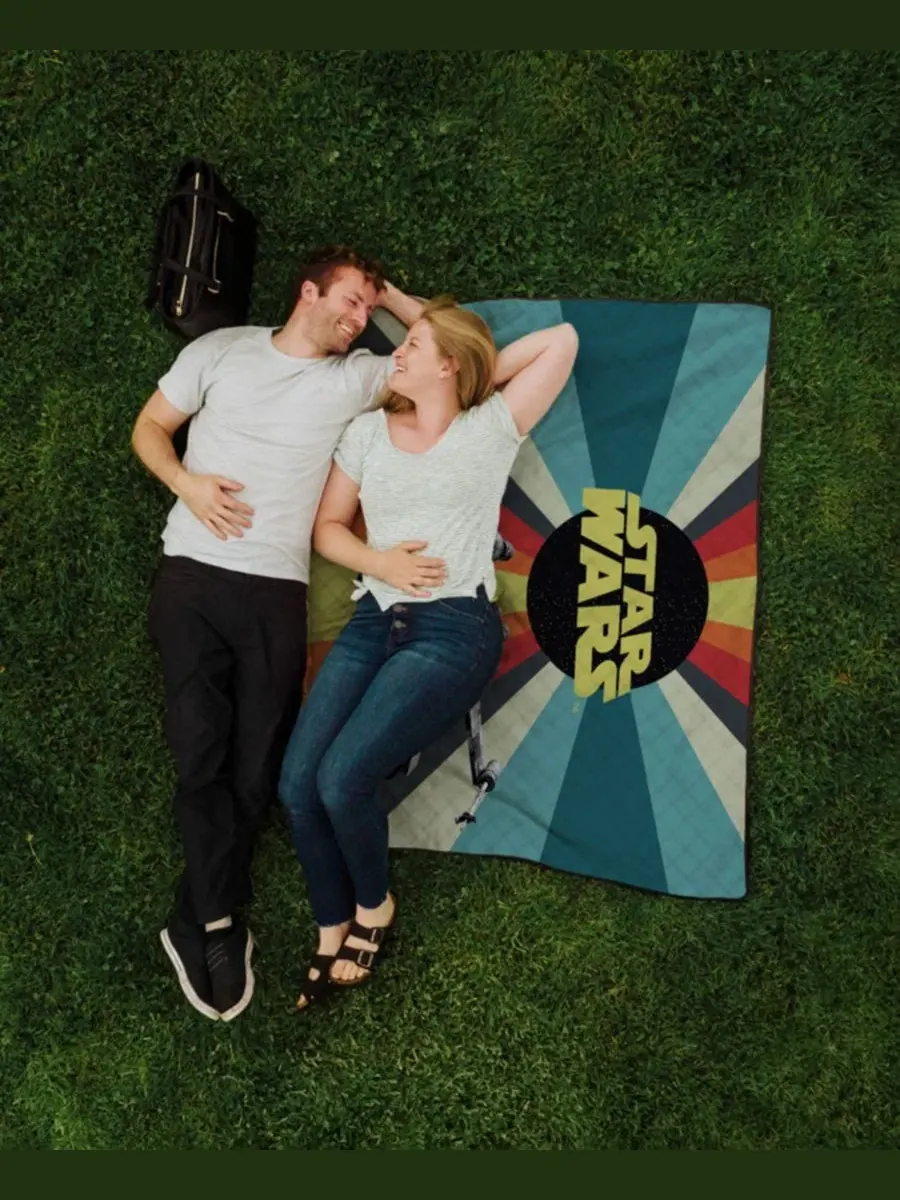 Плед для пикника Star Wars X-Wing Impresa, 152 x 127 см Oniva — изображение 2 из 4, мульти