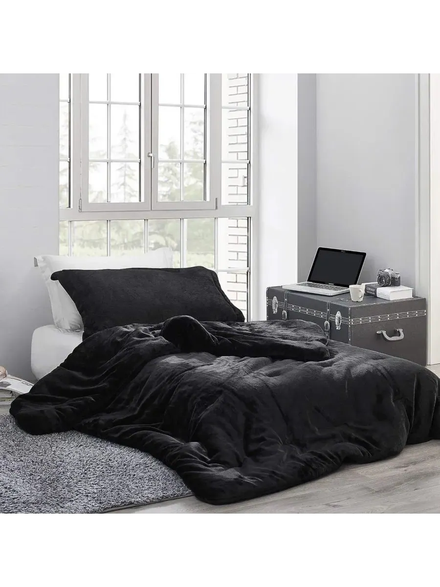Комплект стеганого одеяла Oversized Me Sooo Comfy Coma Inducer — изображение 3 из 4, черный