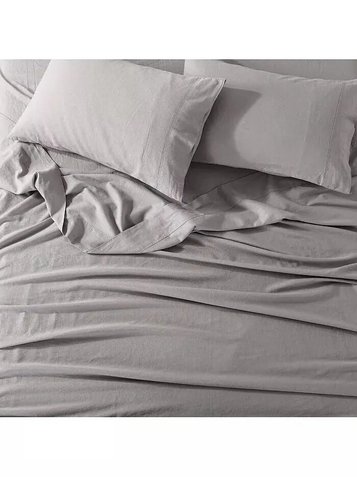 Комплект льняных простыней Egyptian Linens — изображение 2 из 2, серый