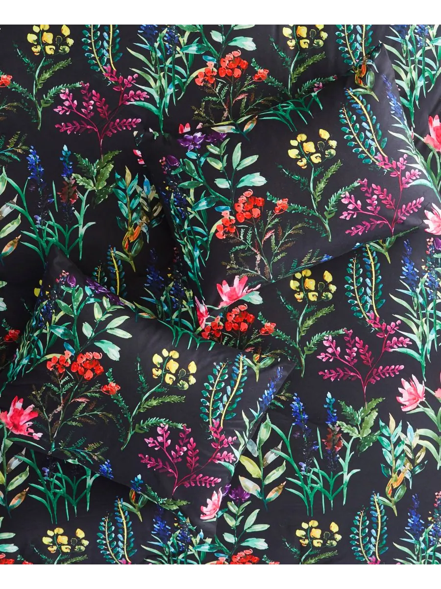 Комплект постельного белья Tasha Floral из 5 предметов, размер Full/Queen Madison Park — изображение 9 из 10, черный