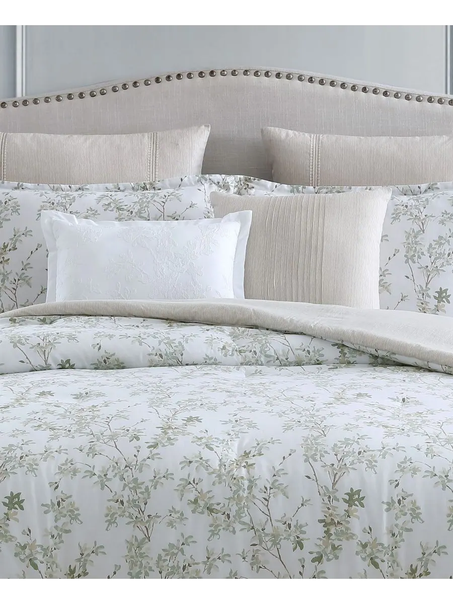 Комплект постельного белья Lindy из 7 предметов, размер Full/Queen Laura Ashley — изображение 2 из 9, зеленый