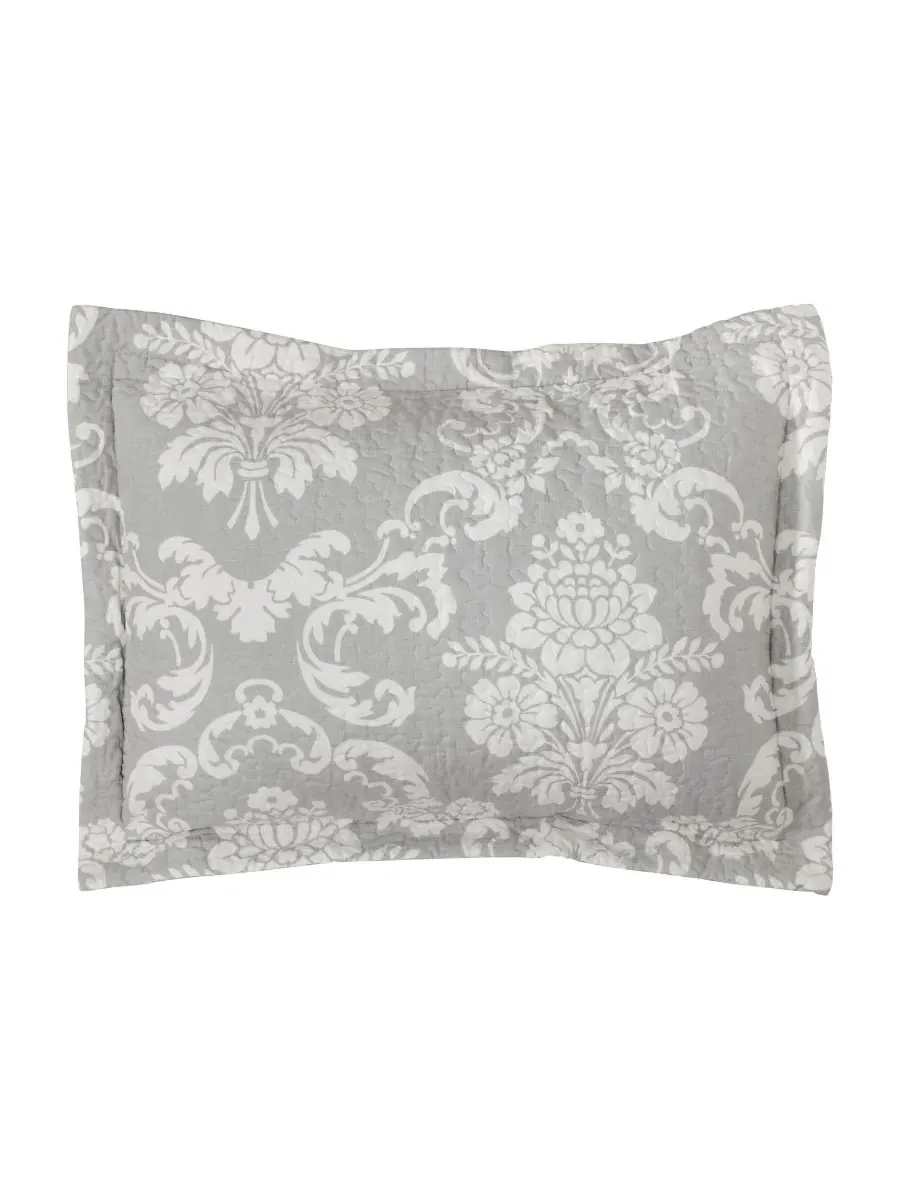 Комплект постельного белья Venetia из 3 предметов, размер Full/Queen Laura Ashley — изображение 3 из 6, серый