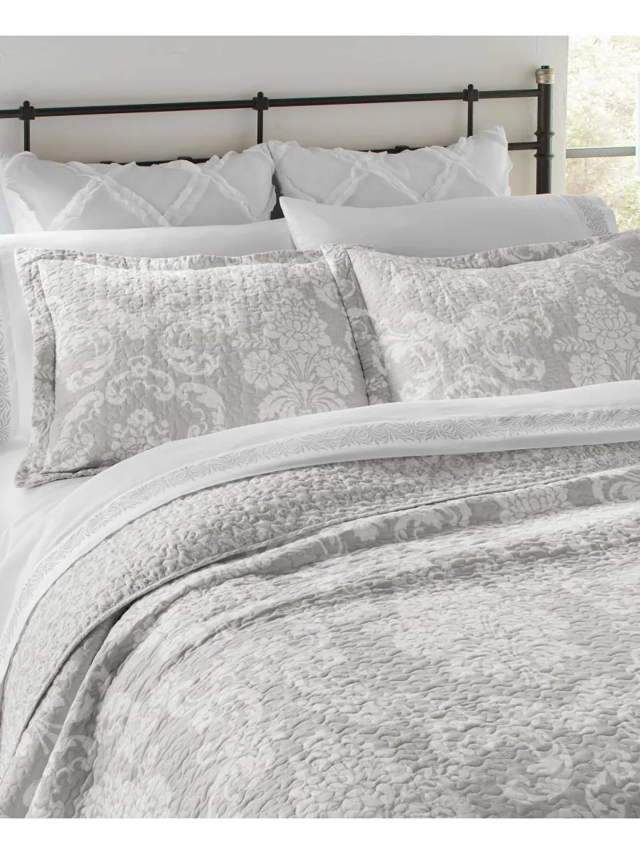 Комплект постельного белья Venetia из 3 предметов, размер Full/Queen Laura Ashley — изображение 6 из 6, серый
