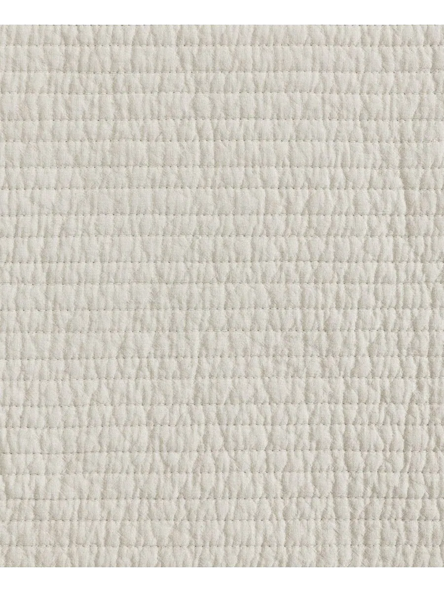 Комплект постельного белья Seashore Stitch Washed из 3 предметов, размер Full/Queen Nautica — изображение 6 из 7, бежевый