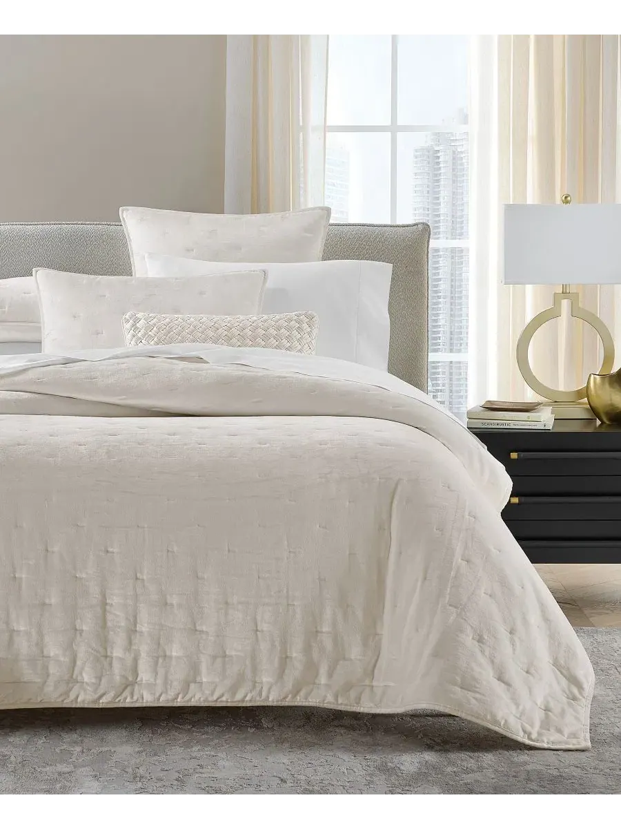Покрывало-комплект Velvet Plush 3-Piece Coverlet Set, King Hotel Collection