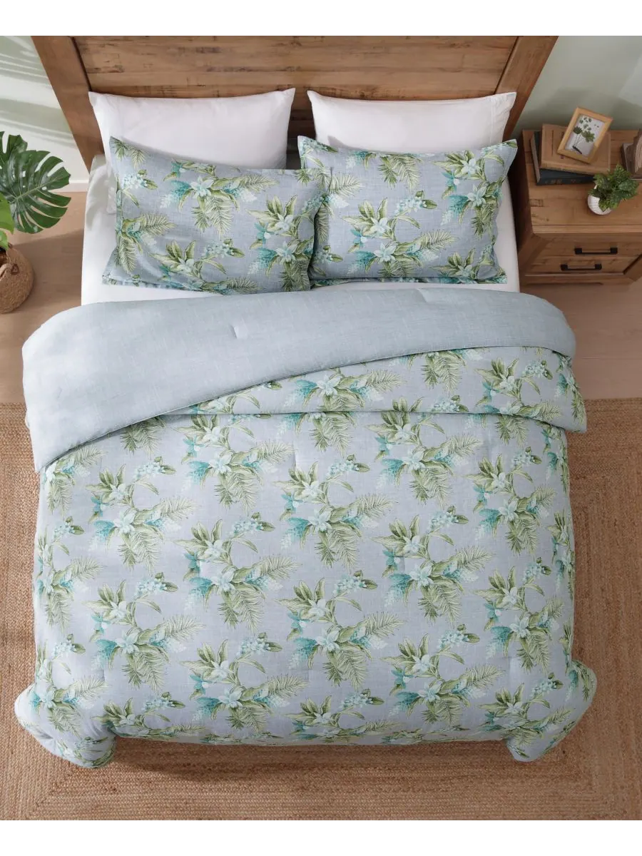 Комплект постельного белья Tommy Bahama Floral Enchantment из 3 предметов, размер King Tommy Bahama — изображение 3 из 9