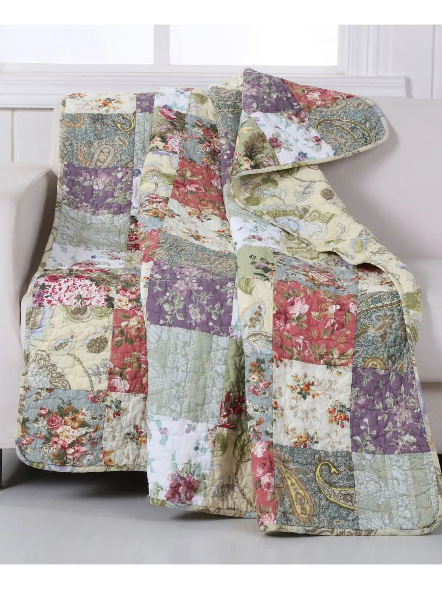 Плед Blooming Prairie, 50 x 60 дюймов Greenland Home Fashions