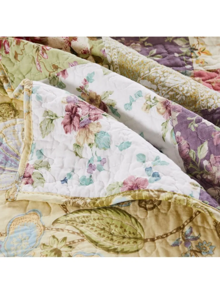 Плед Blooming Prairie, 50 x 60 дюймов Greenland Home Fashions — изображение 3 из 5, мульти
