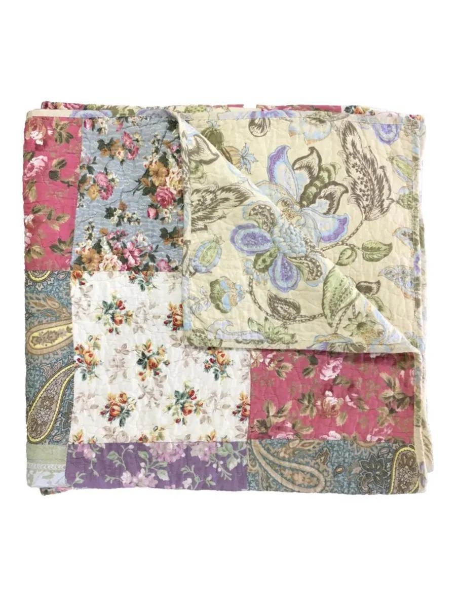 Плед Blooming Prairie, 50 x 60 дюймов Greenland Home Fashions — изображение 4 из 5, мульти
