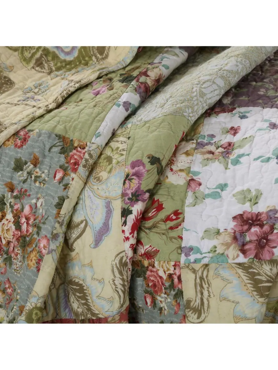Плед Blooming Prairie, 50 x 60 дюймов Greenland Home Fashions — изображение 5 из 5, мульти
