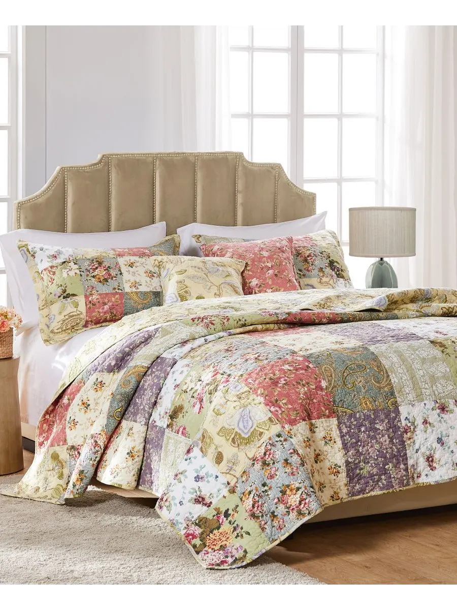 Комплект постельного белья blooming prairie authentic patchwork из 4 предметов, размер twin/twin xl