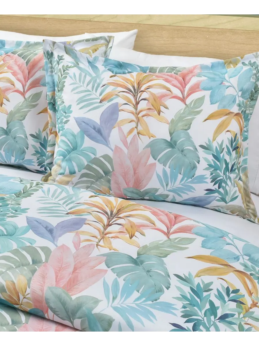 Комплект постельного белья bold bahama из 2 предметов, размер twin/twin xl J by J Queen — изображение 2 из 6, голубой