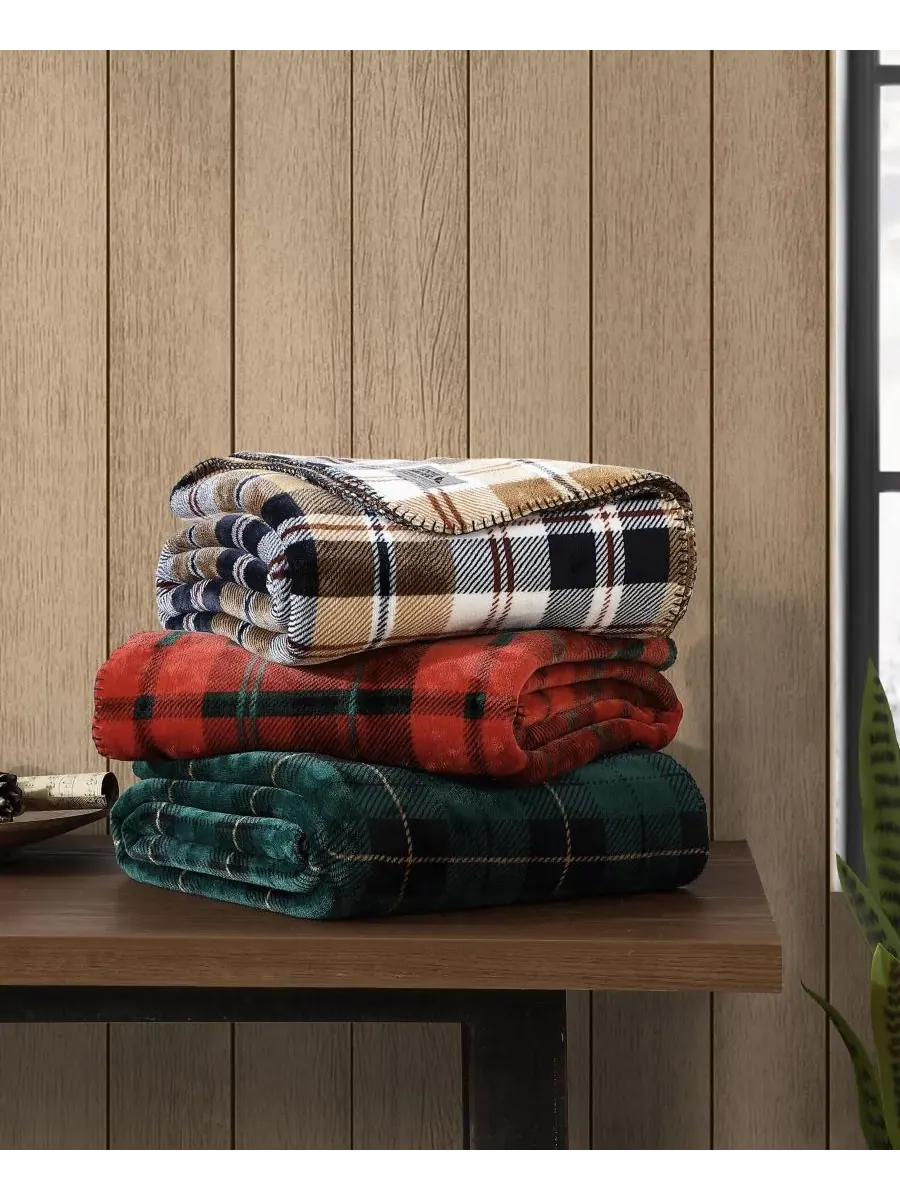 Большой клетчатый фланелевый плед Trailhead, 178 x 152 см Eddie Bauer