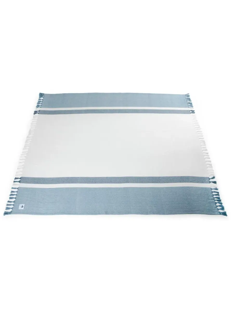 Пляжное покрывало Oceanside из моющегося хлопка, 168 x 203 см Beach State, High Tide Stripes — изображение 4 из 9