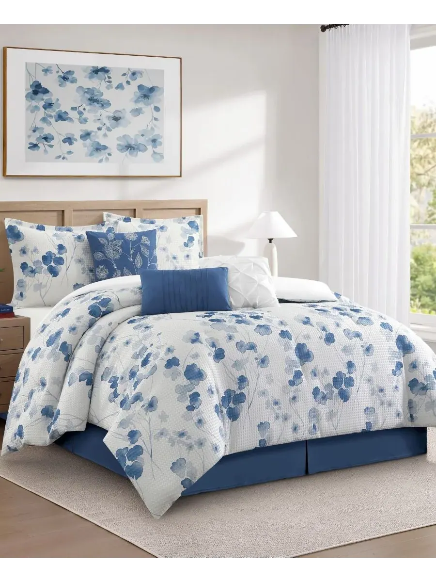 Комплект постельного белья Merna Floral из 7 предметов, размер California King Stratford Park