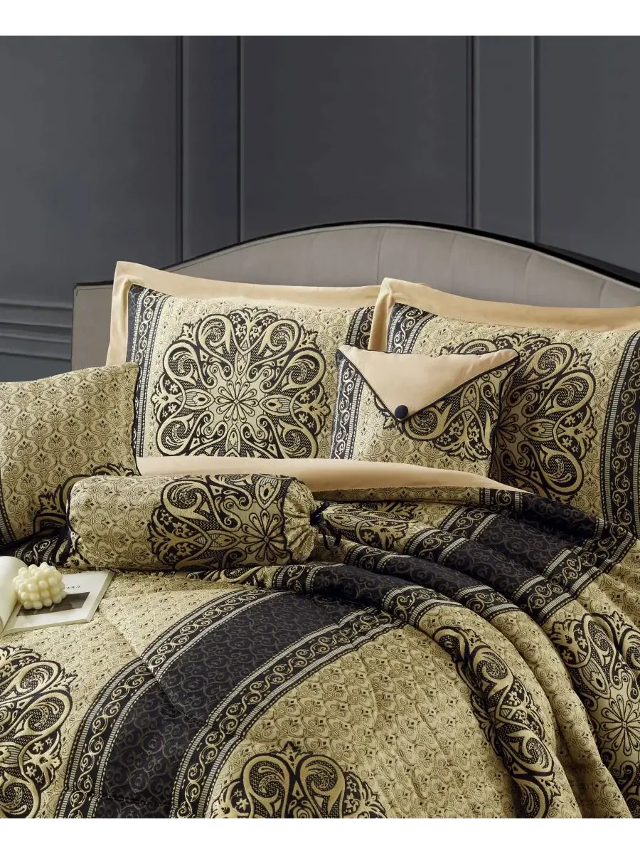 Комплект постельного белья Myhand Medallion из 7 предметов, размер Queen Stratford Park — изображение 4 из 4