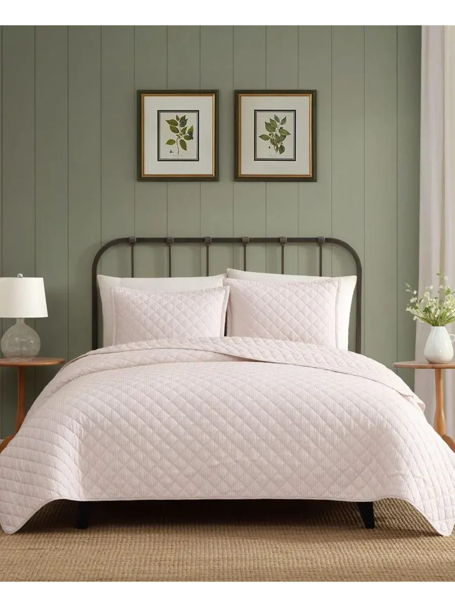 Двусторонний комплект постельного белья Tessa's Ticking Stripe, 2 предмета, размер Twin Laura Ashley