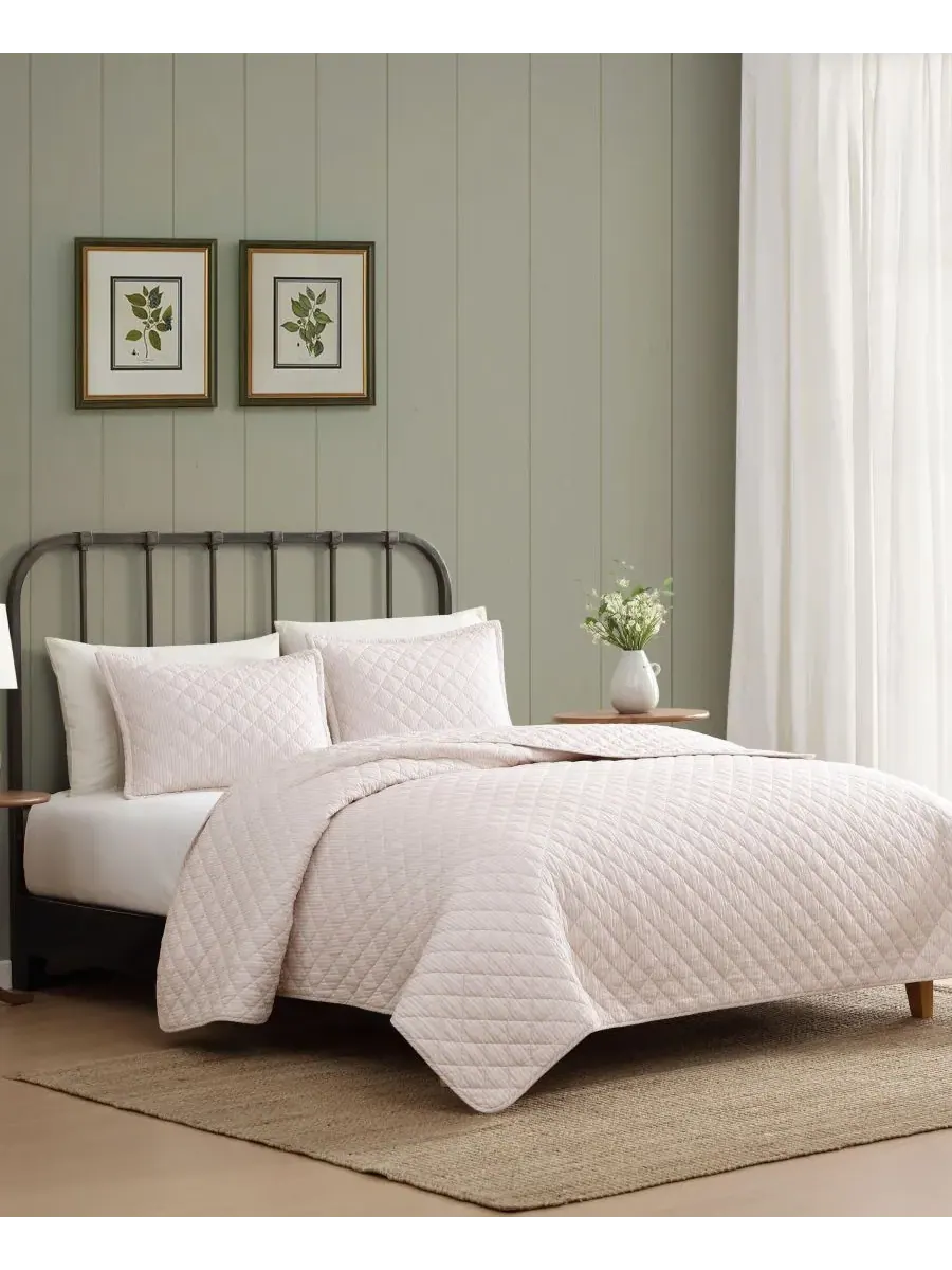 Двусторонний комплект постельного белья Tessa's Ticking Stripe, 2 предмета, размер Twin Laura Ashley — изображение 2 из 7