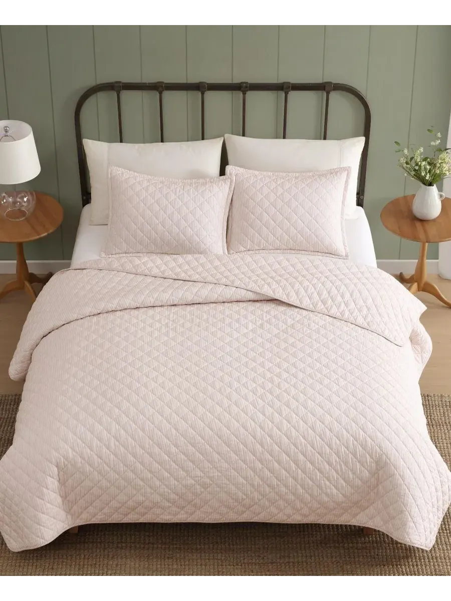 Двусторонний комплект постельного белья Tessa's Ticking Stripe, 2 предмета, размер Twin Laura Ashley — изображение 3 из 7