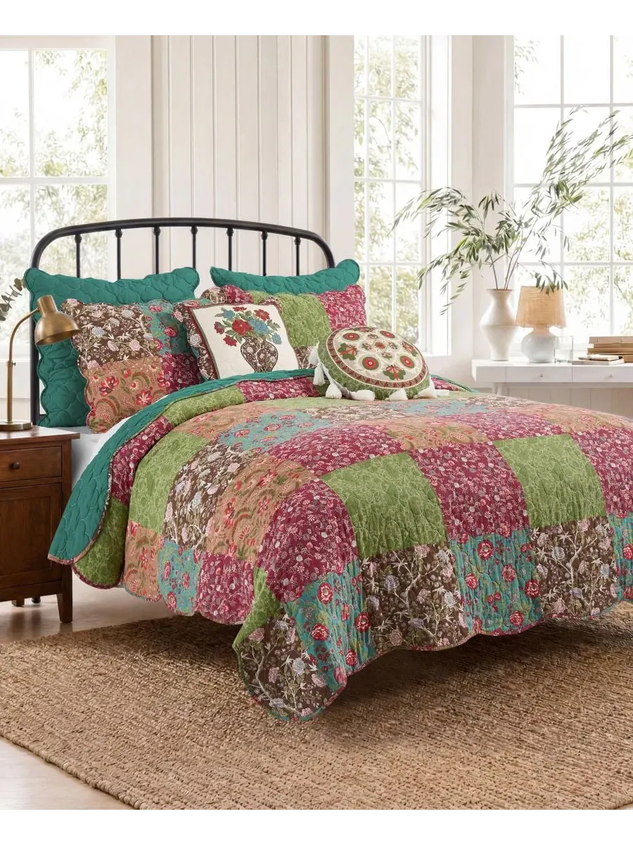 Комплект стеганых покрывал Danica Reversible Greenland Home Fashions — изображение 6 из 6, мульти