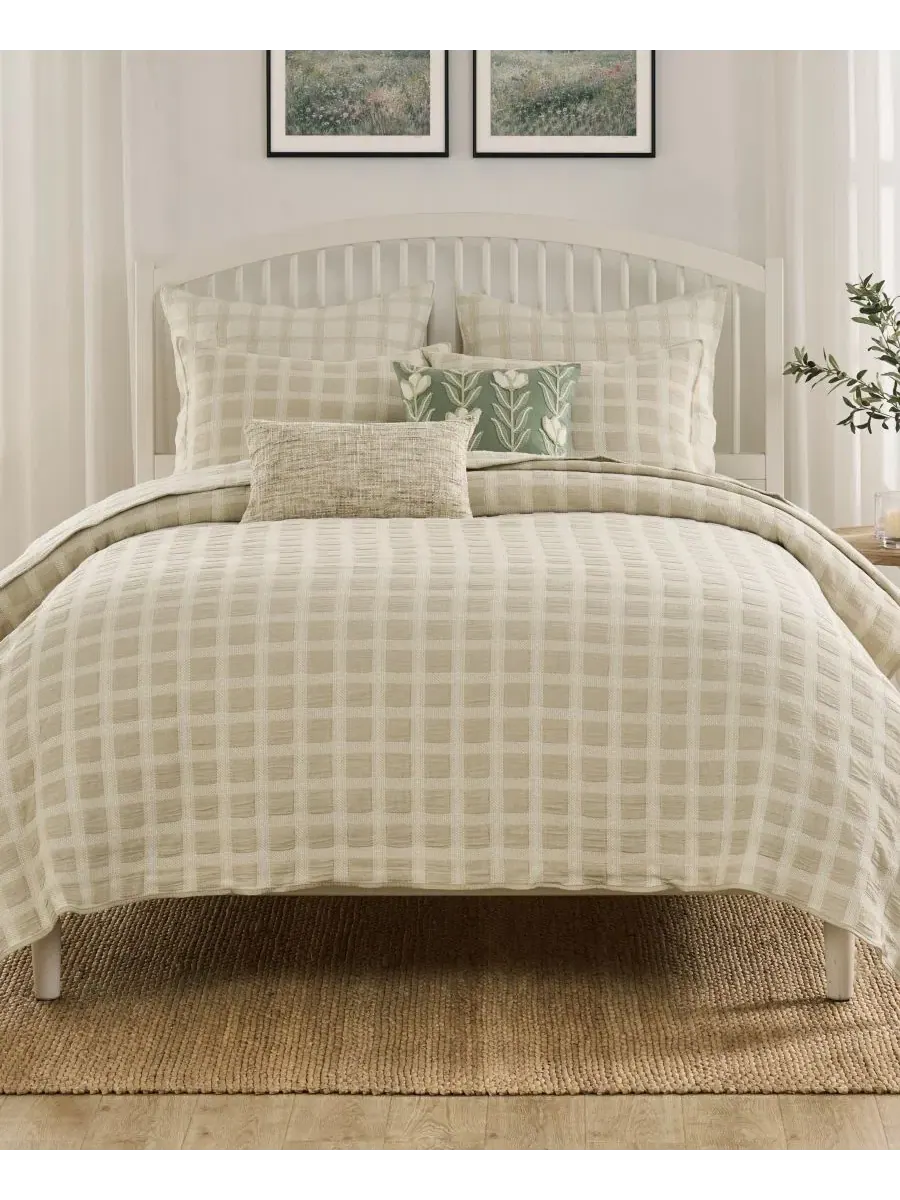 Покрывало-комплект Millhouse Jacquard-Woven 3-Piece Coverlet Set Greenland Home Fashions