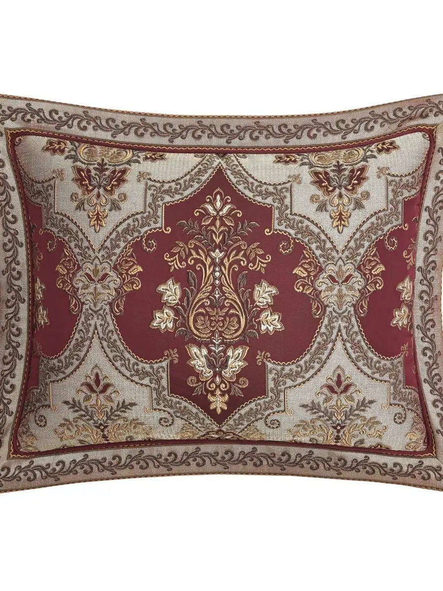 Комплект стеганого покрывала Phyllis Woven Damask 4-Piece, California King J Queen New York — изображение 6 из 8, бордо