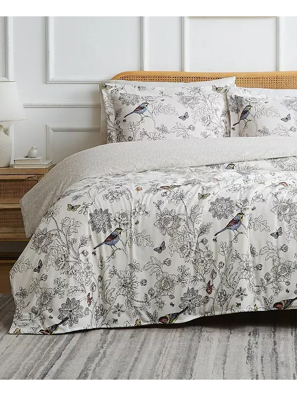 Комплект постельного белья из микрофибры Bayberry, 2 шт., двуспальный Southshore Fine Linens — изображение 3 из 4, бежевый