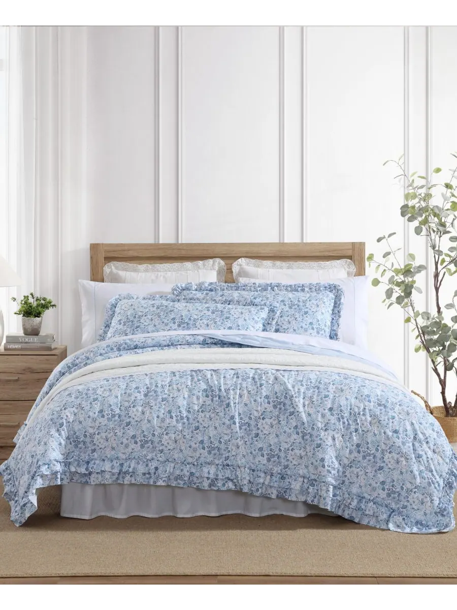 Комплект постельного белья Quartet Dot из 3 предметов, размер King Laura Ashley