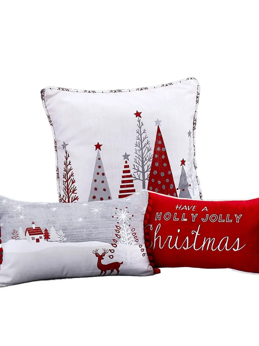 Двусторонний комплект постельного белья holly jolly lane, 6 предметов, размер twin. Southshore Fine — изображение 3 из 9