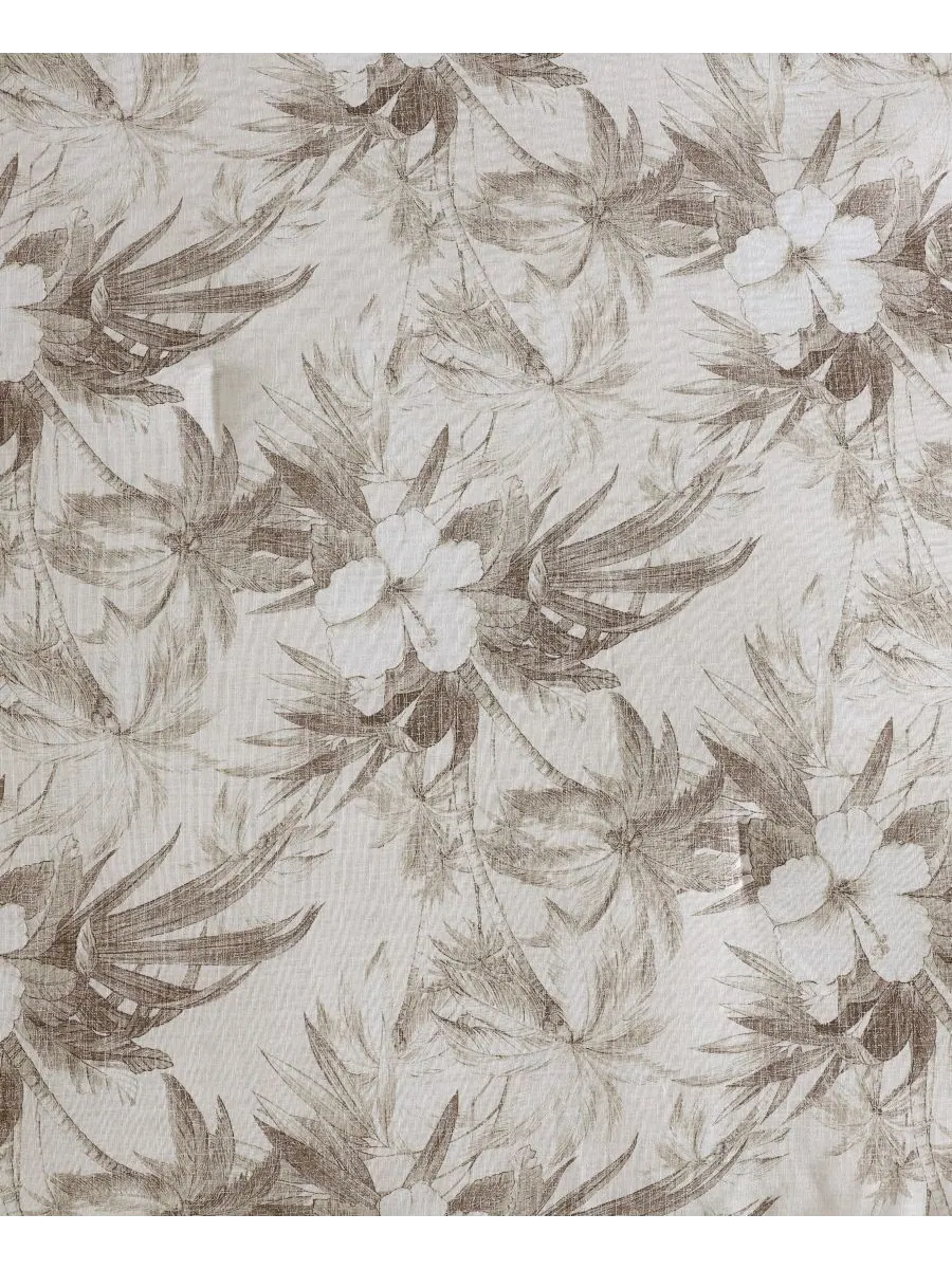 Комплект постельного белья Tommy Bahama Beachway Blooms, двусторонний, 3 предмета, размер — изображение 7 из 9, бежевый