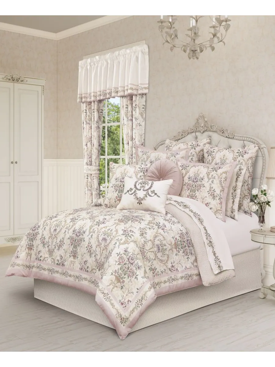 Двусторонний комплект постельного белья avant garden из 4 предметов, размер king. Royal Court