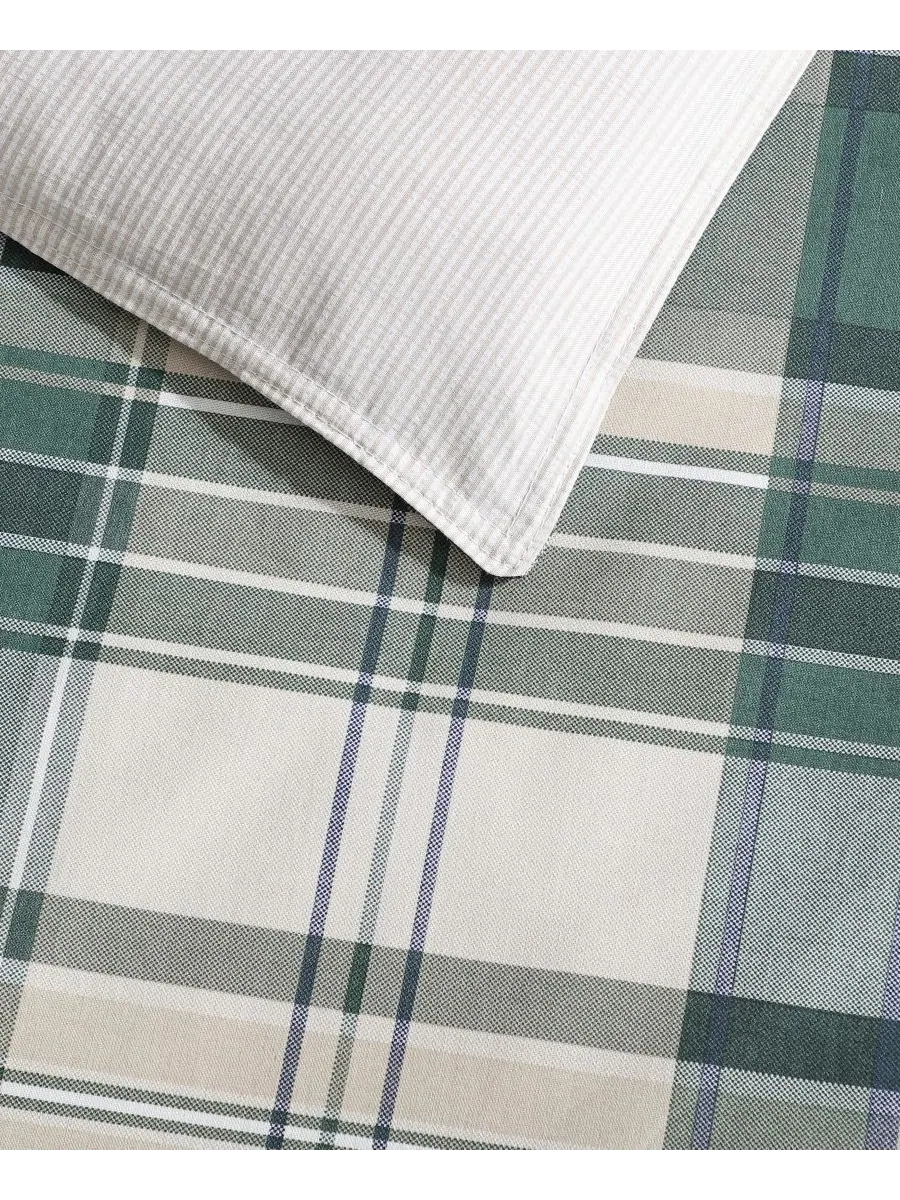 Комплект постельного белья Timbers Plaid Cotton Reversible 2 Piece Comforter Set, Twin Eddie Bauer — изображение 5 из 8