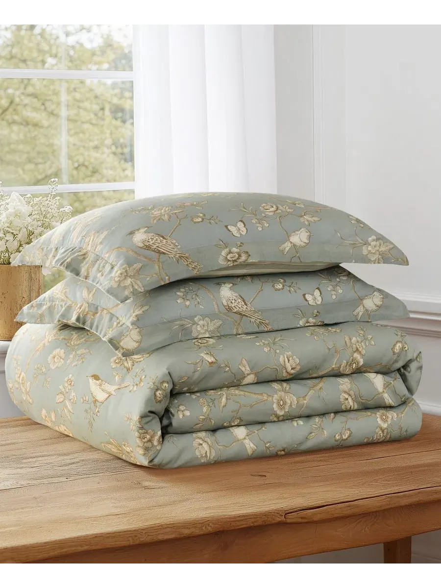 Комплект стеганого одеяла Lyon Reversible 3-предметный, Full/Queen Levtex Home — изображение 4 из 5, бирюзовый