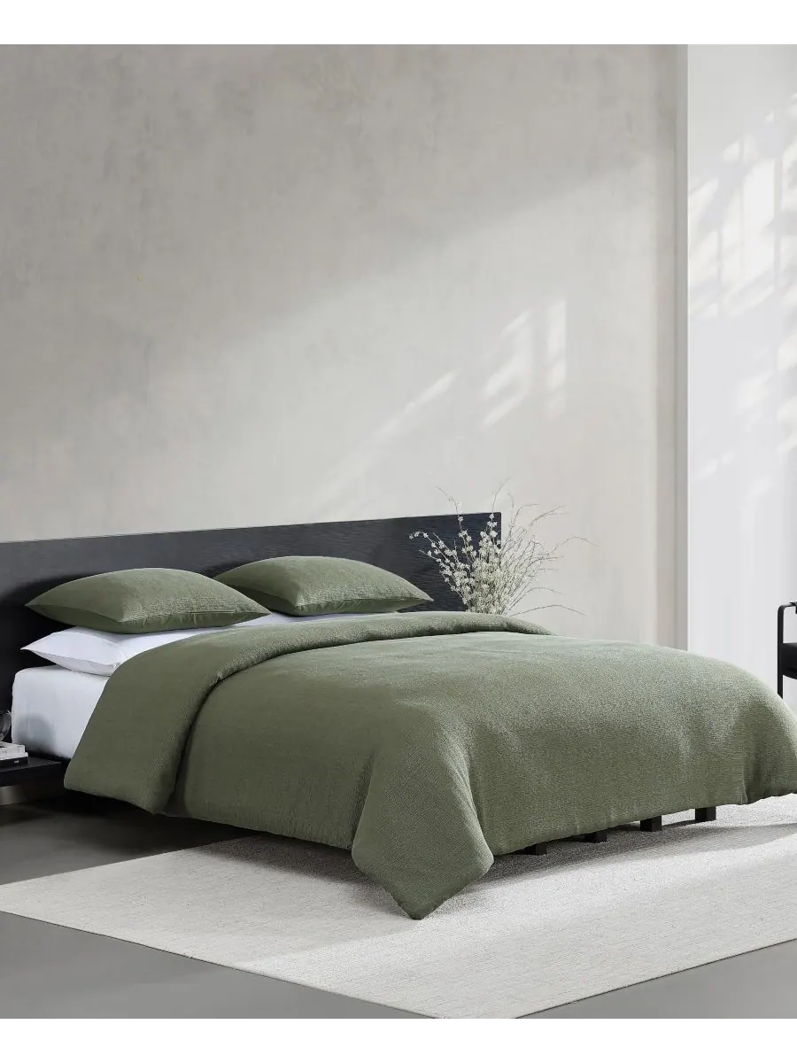 Комплект постельного белья Carved Lines Matelassé из 3 предметов, размер Queen Vera Wang — изображение 2 из 8