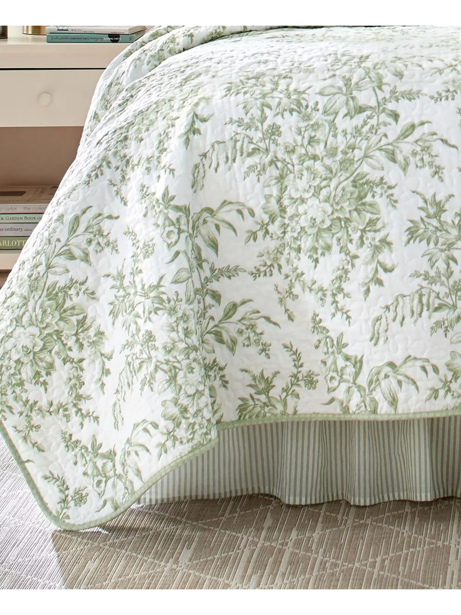 Комплект постельного белья bedford cotton, 3 предмета, двусторонний, размер full/queen. Laura Ashley — изображение 5 из 5