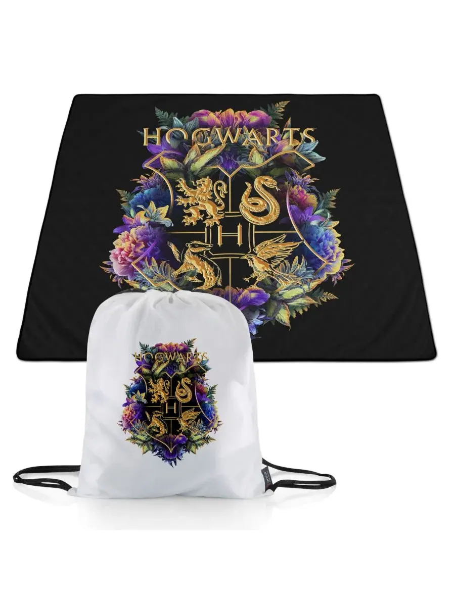 Плед для пикника Harry Potter Hogwarts Impresa, 152 x 127 см Oniva