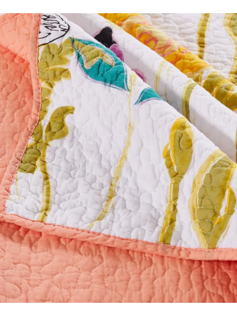 Комплект постельного белья Watercolor Dream, 3 предмета, размер King Greenland Home Fashions — изображение 3 из 4, мульти