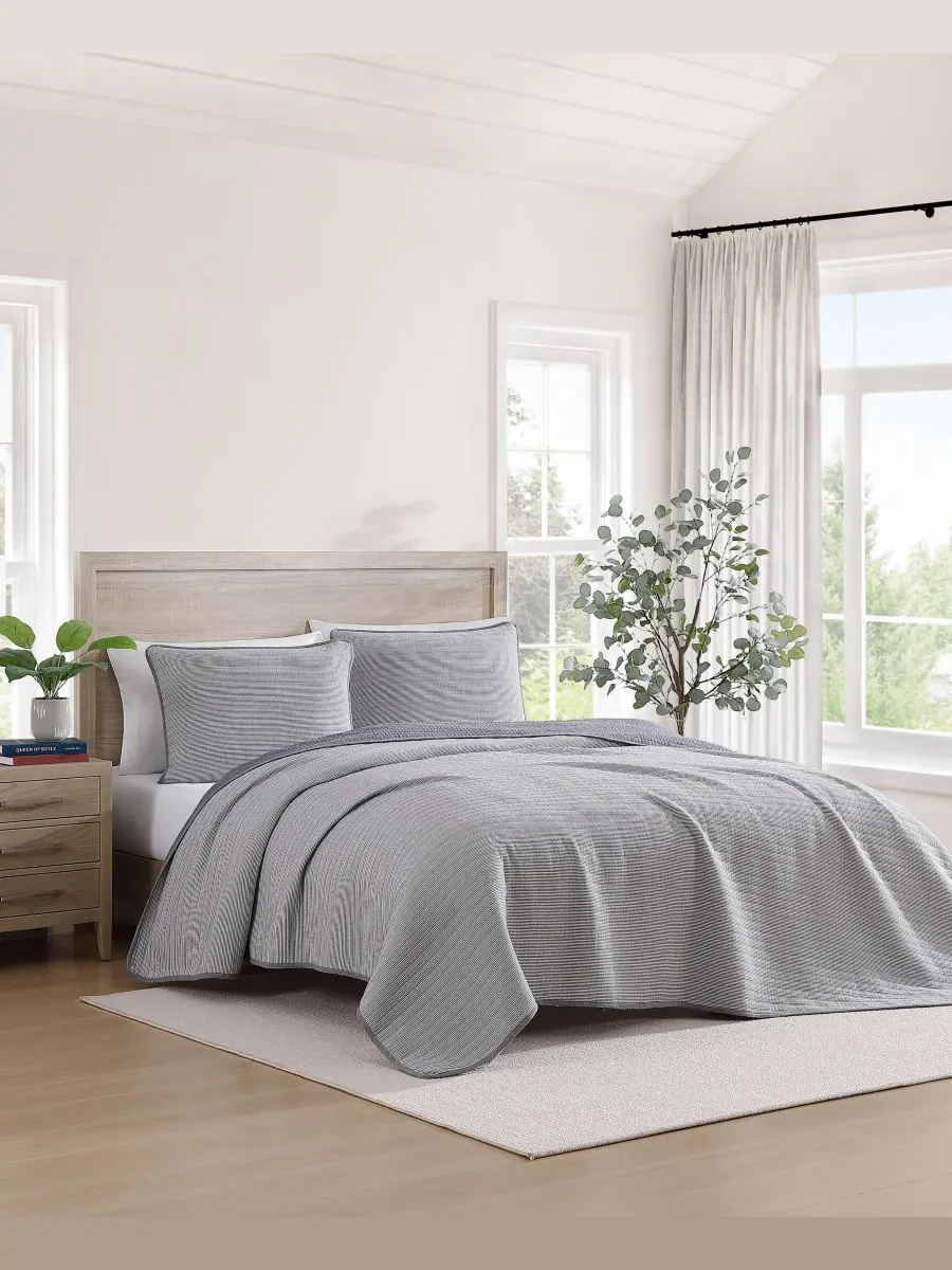 Комплект постельного белья ithaca stripe cotton, двусторонний, 3 предмета, размер full/queen. Tommy
