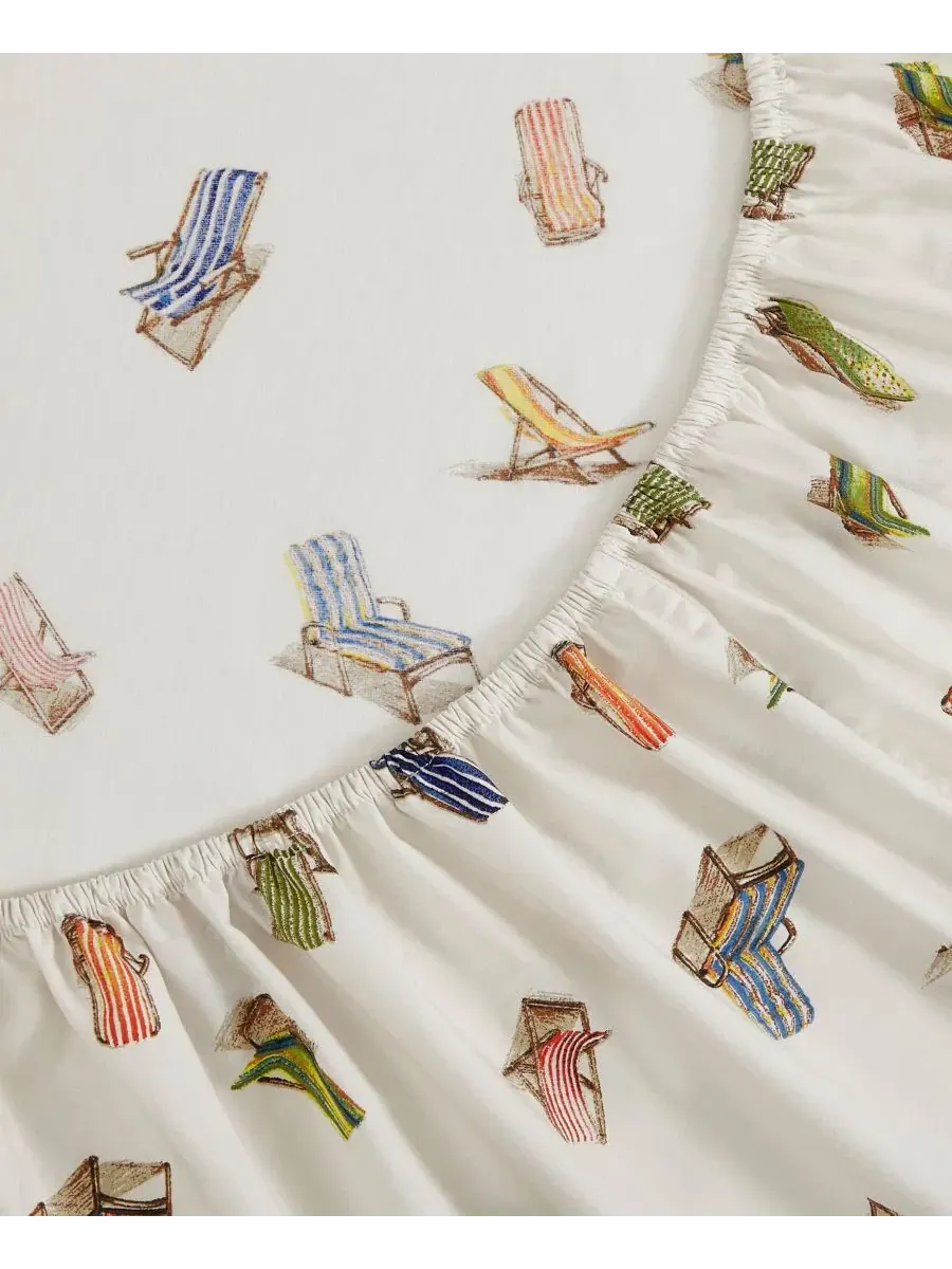 Комплект постельного белья Tommy Bahama Home, Beach Chairs — изображение 4 из 4, кремовый