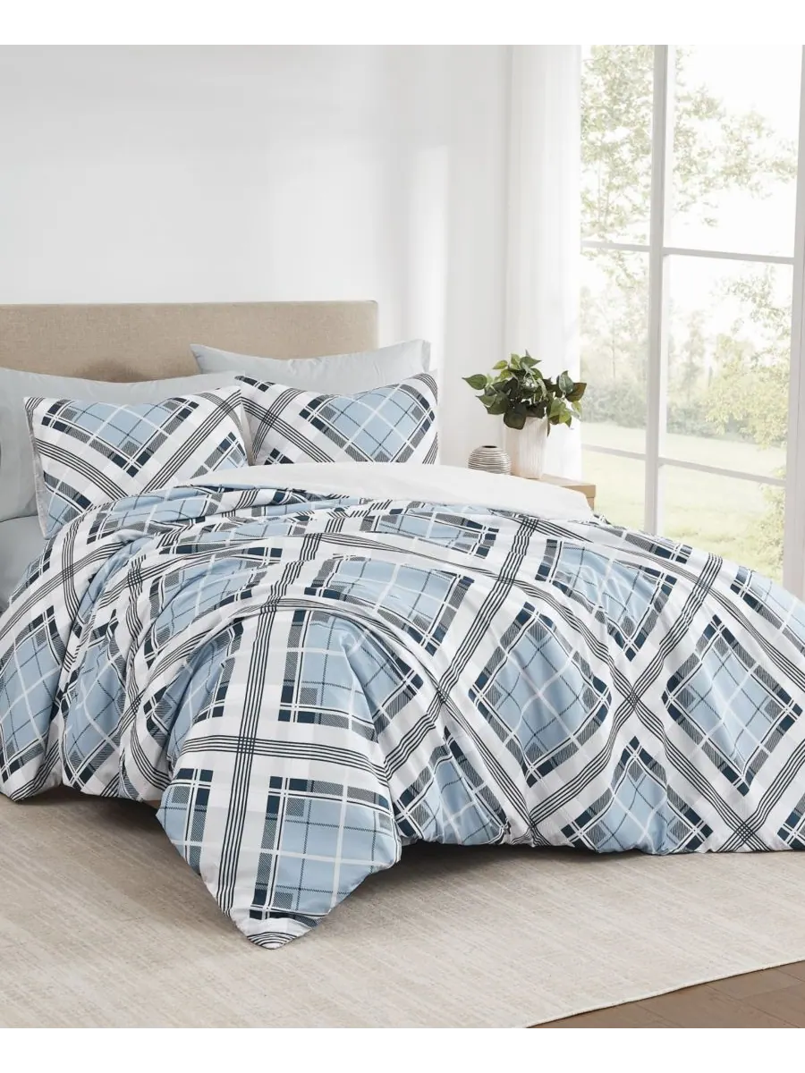 Комплект постельного белья Lars Plaid, 2 предмета, размер Twin/Twin XL Truly Soft