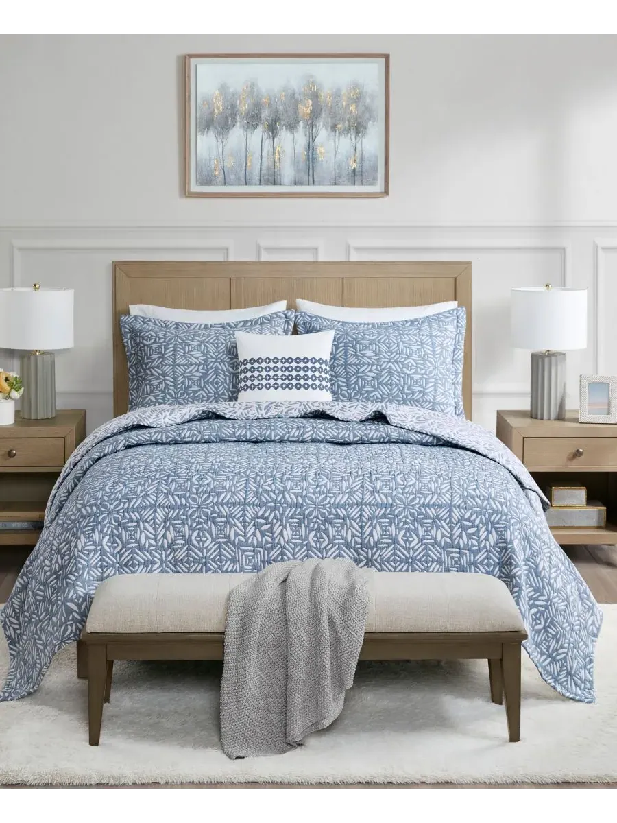 Комплект из 4 двусторонних покрывал Harmony Oversized Matelasse, размер King/California King