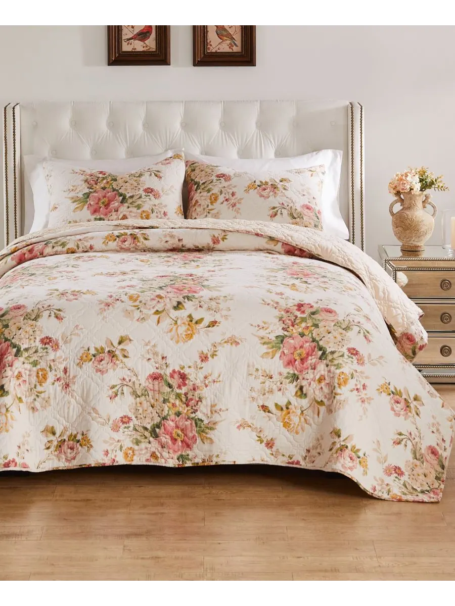 Комплект постельного белья Grace Shabby Chic из 3 предметов, размер King Greenland Home Fashions — изображение 2 из 5