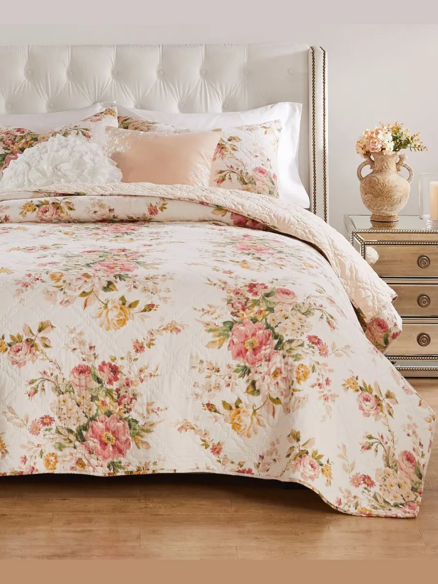 Комплект постельного белья Grace Shabby Chic из 3 предметов, размер King Greenland Home Fashions — изображение 4 из 5