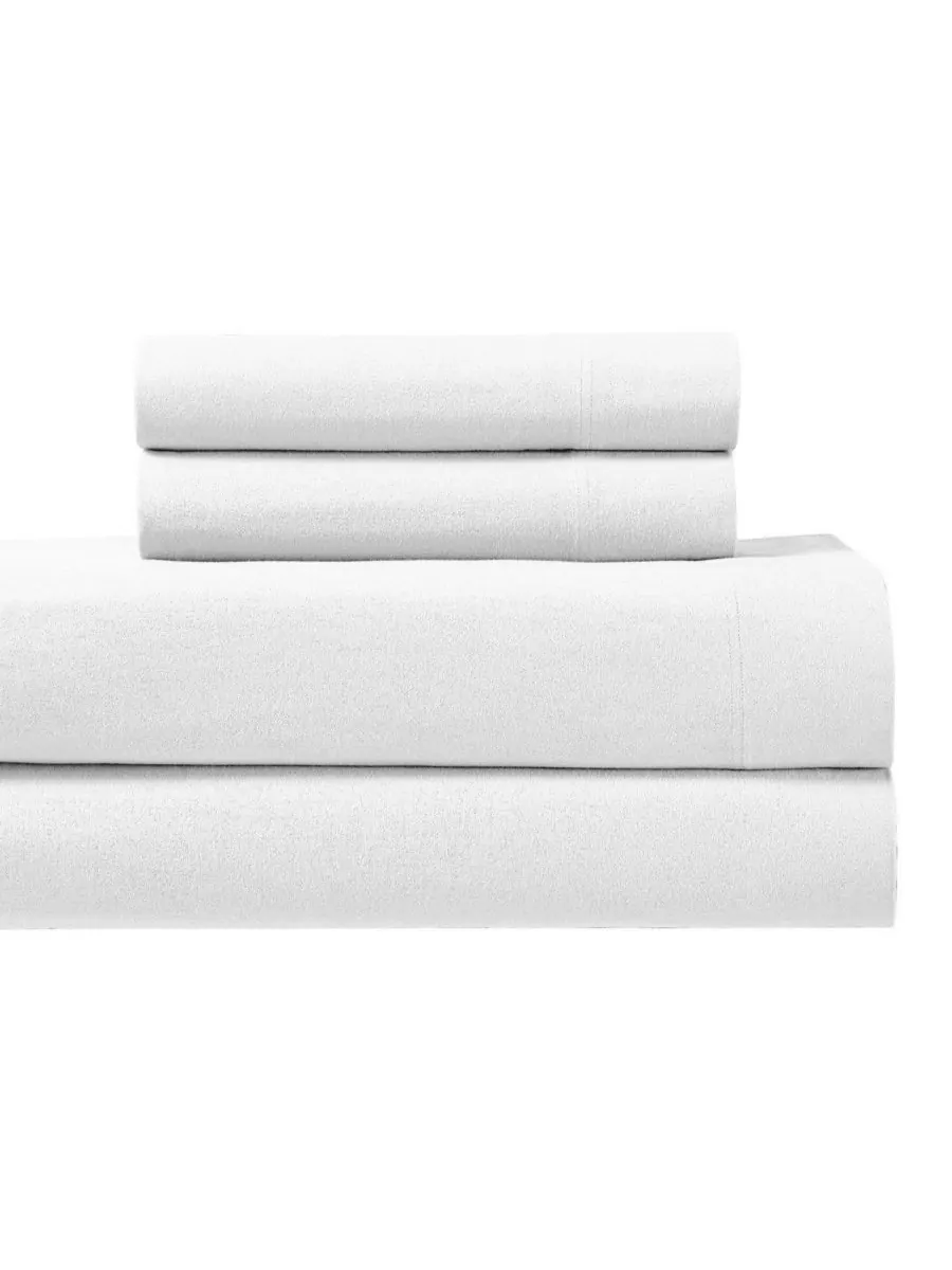 Комплект из 4 простыней из плотной фланели, размер king. Egyptian Linens
