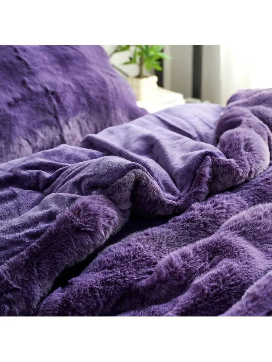 Большой комплект постельного белья «Снежный гигант» Coma Inducer, фиолетовый, размер King — изображение 4 из 4