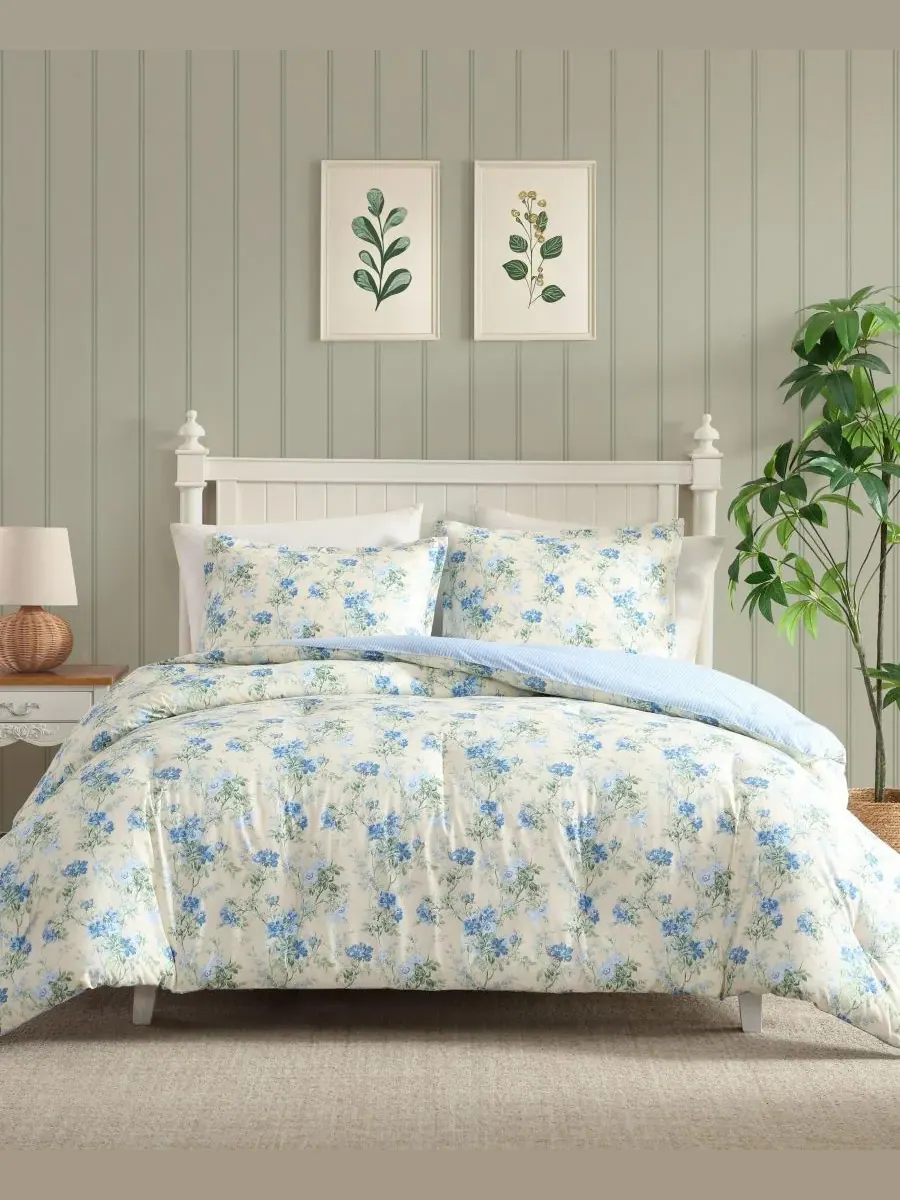 Комплект постельного белья Blossom Dance из 3 предметов, размер Full/Queen Laura Ashley