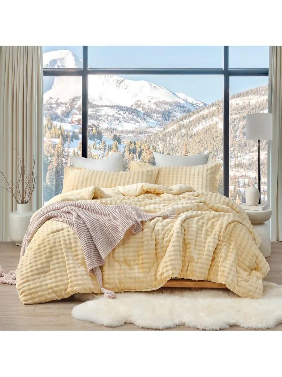 Одеяло-комфортер Snowball Double Chunky Bunny Oversized Comforter Set Coma Inducer — изображение 2 из 4, кремовый